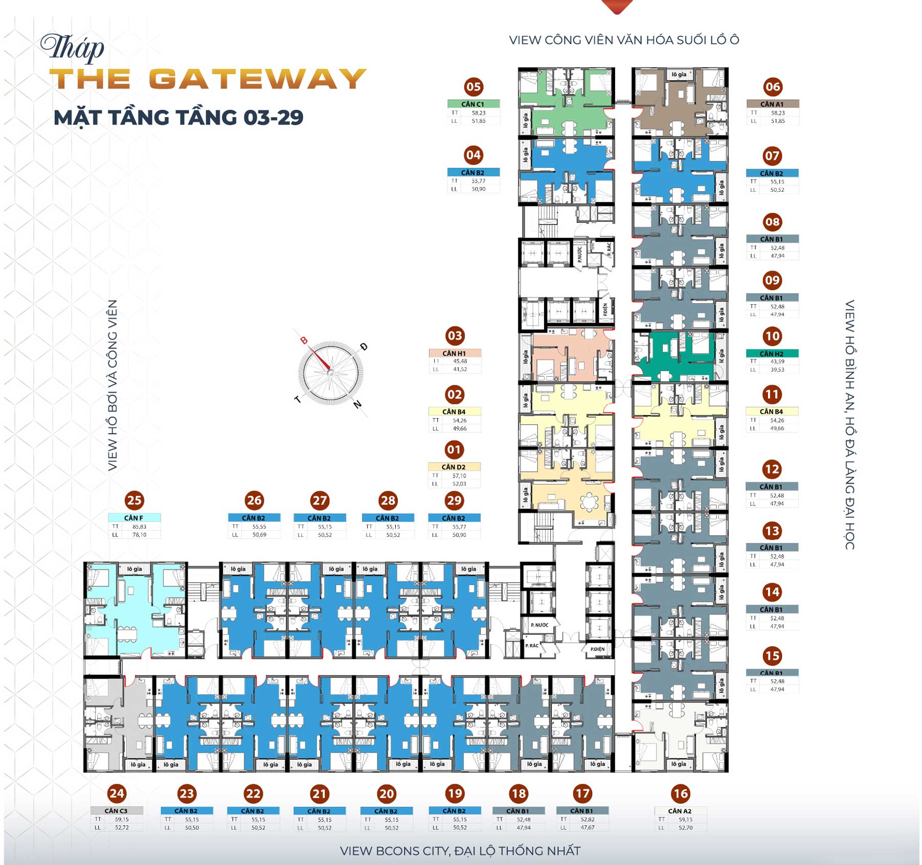 mat bang thap the gateway
