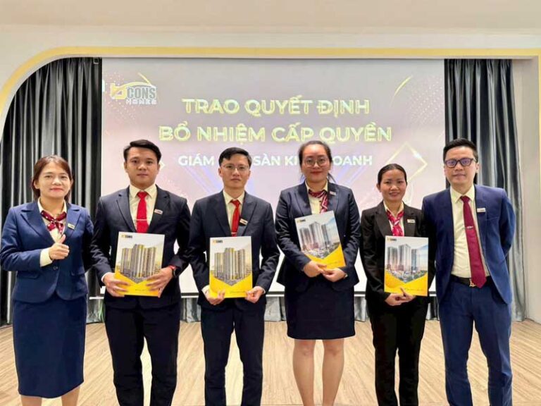 Tổng kết bán hàng và trao quyết định bổ nhiệm tại Bcons Homes